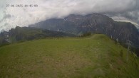 Archiv Foto Webcam Ladurns: Blick von der Bergstation Wastenegg 15:00