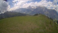 Archiv Foto Webcam Ladurns: Blick von der Bergstation Wastenegg 13:00