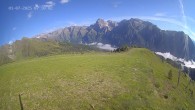 Archiv Foto Webcam Ladurns: Blick von der Bergstation Wastenegg 07:00
