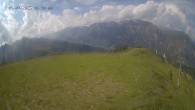 Archiv Foto Webcam Ladurns: Blick von der Bergstation Wastenegg 15:00