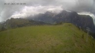Archiv Foto Webcam Ladurns: Blick von der Bergstation Wastenegg 09:00