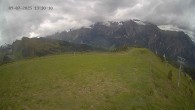Archiv Foto Webcam Ladurns: Blick von der Bergstation Wastenegg 13:00