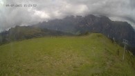 Archiv Foto Webcam Ladurns: Blick von der Bergstation Wastenegg 15:00