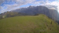 Archiv Foto Webcam Ladurns: Blick von der Bergstation Wastenegg 06:00