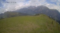 Archiv Foto Webcam Ladurns: Blick von der Bergstation Wastenegg 11:00