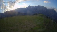 Archiv Foto Webcam Ladurns: Blick von der Bergstation Wastenegg 19:00