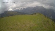 Archiv Foto Webcam Ladurns: Blick von der Bergstation Wastenegg 13:00