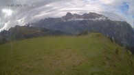 Archiv Foto Webcam Ladurns: Blick von der Bergstation Wastenegg 17:00