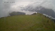 Archiv Foto Webcam Ladurns: Blick von der Bergstation Wastenegg 13:00