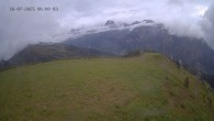 Archiv Foto Webcam Ladurns: Blick von der Bergstation Wastenegg 06:00