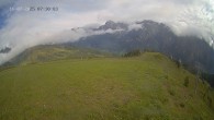 Archiv Foto Webcam Ladurns: Blick von der Bergstation Wastenegg 07:00