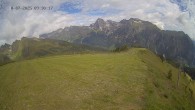 Archiv Foto Webcam Ladurns: Blick von der Bergstation Wastenegg 09:00