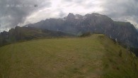 Archiv Foto Webcam Ladurns: Blick von der Bergstation Wastenegg 17:00