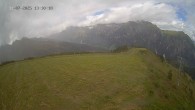Archiv Foto Webcam Ladurns: Blick von der Bergstation Wastenegg 13:00