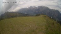 Archiv Foto Webcam Ladurns: Blick von der Bergstation Wastenegg 09:00