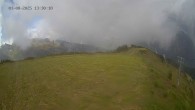 Archiv Foto Webcam Ladurns: Blick von der Bergstation Wastenegg 13:00