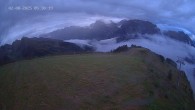 Archiv Foto Webcam Ladurns: Blick von der Bergstation Wastenegg 05:00