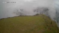 Archiv Foto Webcam Ladurns: Blick von der Bergstation Wastenegg 13:00