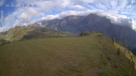 Archiv Foto Webcam Ladurns: Blick von der Bergstation Wastenegg 07:00