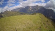 Archiv Foto Webcam Ladurns: Blick von der Bergstation Wastenegg 09:00