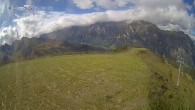 Archiv Foto Webcam Ladurns: Blick von der Bergstation Wastenegg 15:00