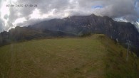 Archiv Foto Webcam Ladurns: Blick von der Bergstation Wastenegg 17:00
