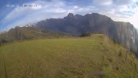 Archiv Foto Webcam Ladurns: Blick von der Bergstation Wastenegg 06:00