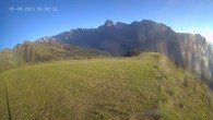 Archiv Foto Webcam Ladurns: Blick von der Bergstation Wastenegg 06:00