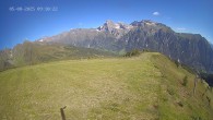 Archiv Foto Webcam Ladurns: Blick von der Bergstation Wastenegg 09:00