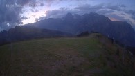 Archiv Foto Webcam Ladurns: Blick von der Bergstation Wastenegg 19:00