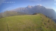 Archiv Foto Webcam Ladurns: Blick von der Bergstation Wastenegg 07:00