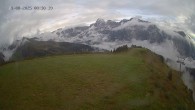 Archiv Foto Webcam Ladurns: Blick von der Bergstation Wastenegg 07:00