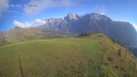 Archiv Foto Webcam Ladurns: Blick von der Bergstation Wastenegg 07:00