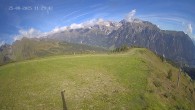 Archiv Foto Webcam Ladurns: Blick von der Bergstation Wastenegg 09:00