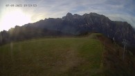 Archiv Foto Webcam Ladurns: Blick von der Bergstation Wastenegg 16:00