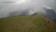 Archiv Foto Webcam Ladurns: Blick von der Bergstation Wastenegg 10:00