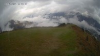 Archiv Foto Webcam Ladurns: Blick von der Bergstation Wastenegg 09:00