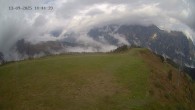 Archiv Foto Webcam Ladurns: Blick von der Bergstation Wastenegg 12:00