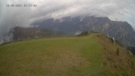Archiv Foto Webcam Ladurns: Blick von der Bergstation Wastenegg 13:00