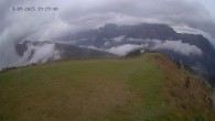 Archiv Foto Webcam Ladurns: Blick von der Bergstation Wastenegg 17:00