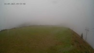 Archiv Foto Webcam Ladurns: Blick von der Bergstation Wastenegg 08:00