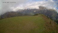 Archiv Foto Webcam Ladurns: Blick von der Bergstation Wastenegg 11:00