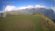 Archiv Foto Webcam Ladurns: Blick von der Bergstation Wastenegg 09:00