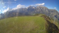 Archiv Foto Webcam Ladurns: Blick von der Bergstation Wastenegg 15:00