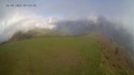 Archiv Foto Webcam Ladurns: Blick von der Bergstation Wastenegg 08:00