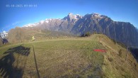 Archiv Foto Webcam Ladurns: Blick von der Bergstation Wastenegg 08:00