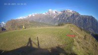 Archiv Foto Webcam Ladurns: Blick von der Bergstation Wastenegg 09:00