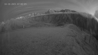 Archiv Foto Webcam Ladurns: Blick von der Bergstation Wastenegg 06:00