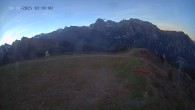 Archiv Foto Webcam Ladurns: Blick von der Bergstation Wastenegg 17:00