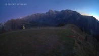 Archiv Foto Webcam Ladurns: Blick von der Bergstation Wastenegg 06:00